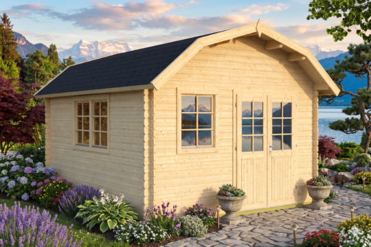 Brookside 40 mm Wooden Bunkie Kit – 14.9 m²