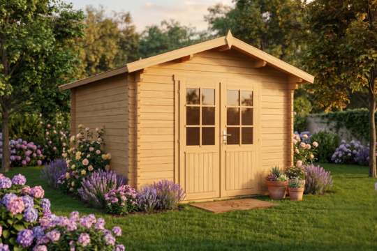 Cedarbrook 28 mm Wooden Bunkie Kit – 8.1 m²