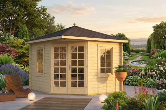 Clover 40 40 mm Wooden Bunkie Kit – 7.3 m²