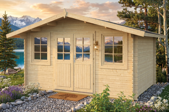 Wildwood 28 mm Wooden Bunkie Kit – 10.6 m²