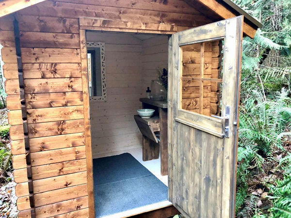 Acorn 1.1 in (28 mm) Wooden Garden Tool Shed Kit - 34 sq. ft. (3.2 m2) - Image 4