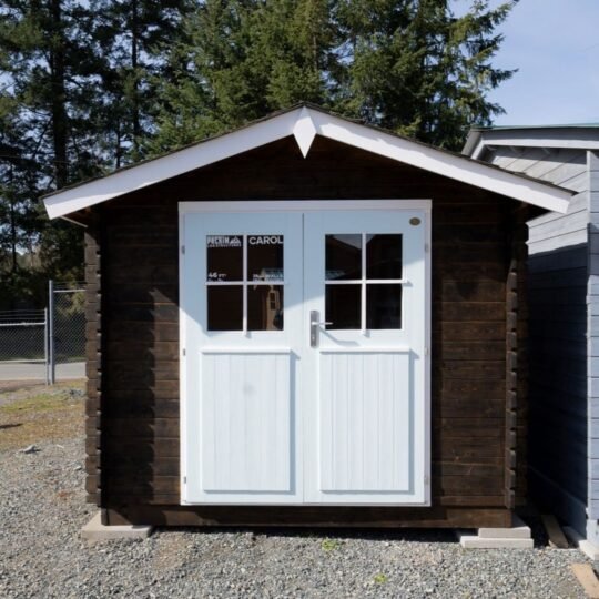 Bluebell 1.1 in (28 mm) Wooden Garden Shed Kit - 46 sq. ft. (4.3 m2)