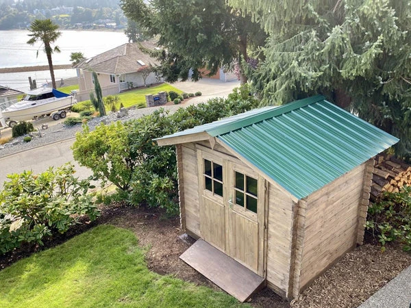 Bluebell 1.1 in (28 mm) Wooden Garden Shed Kit - 46 sq. ft. (4.3 m2) - Image 6