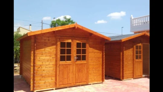 Cedarbrook 1.1 in (28 mm) Wooden Bunkie Kit - 87 sq. ft. (8.1 m2)