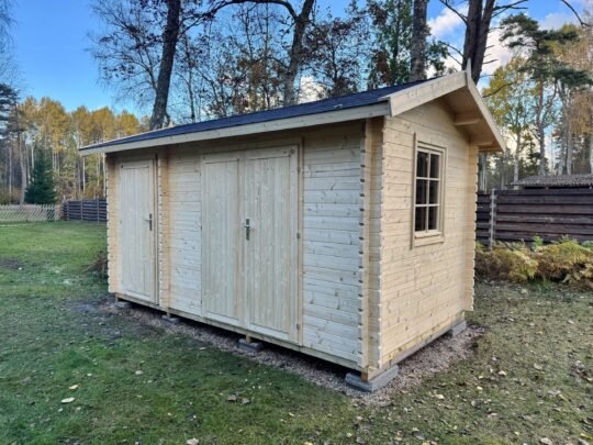 Foxglove 1.6 in (40 mm) Wooden Bunkie Kit - 105 sq. ft. (9.8 m2)