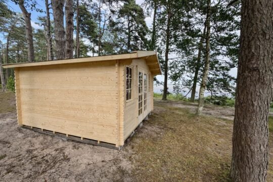 Lakeview 1.6 in (40 mm) Wooden Bunkie Kit - 155 sq. ft. (14.4 m2)