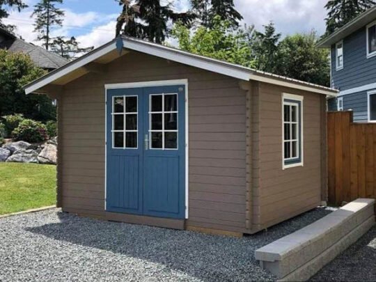 Meadowridge 1.1 in (28 mm) Wooden Bunkie Kit - 99 sq. ft. (9.2 m2)