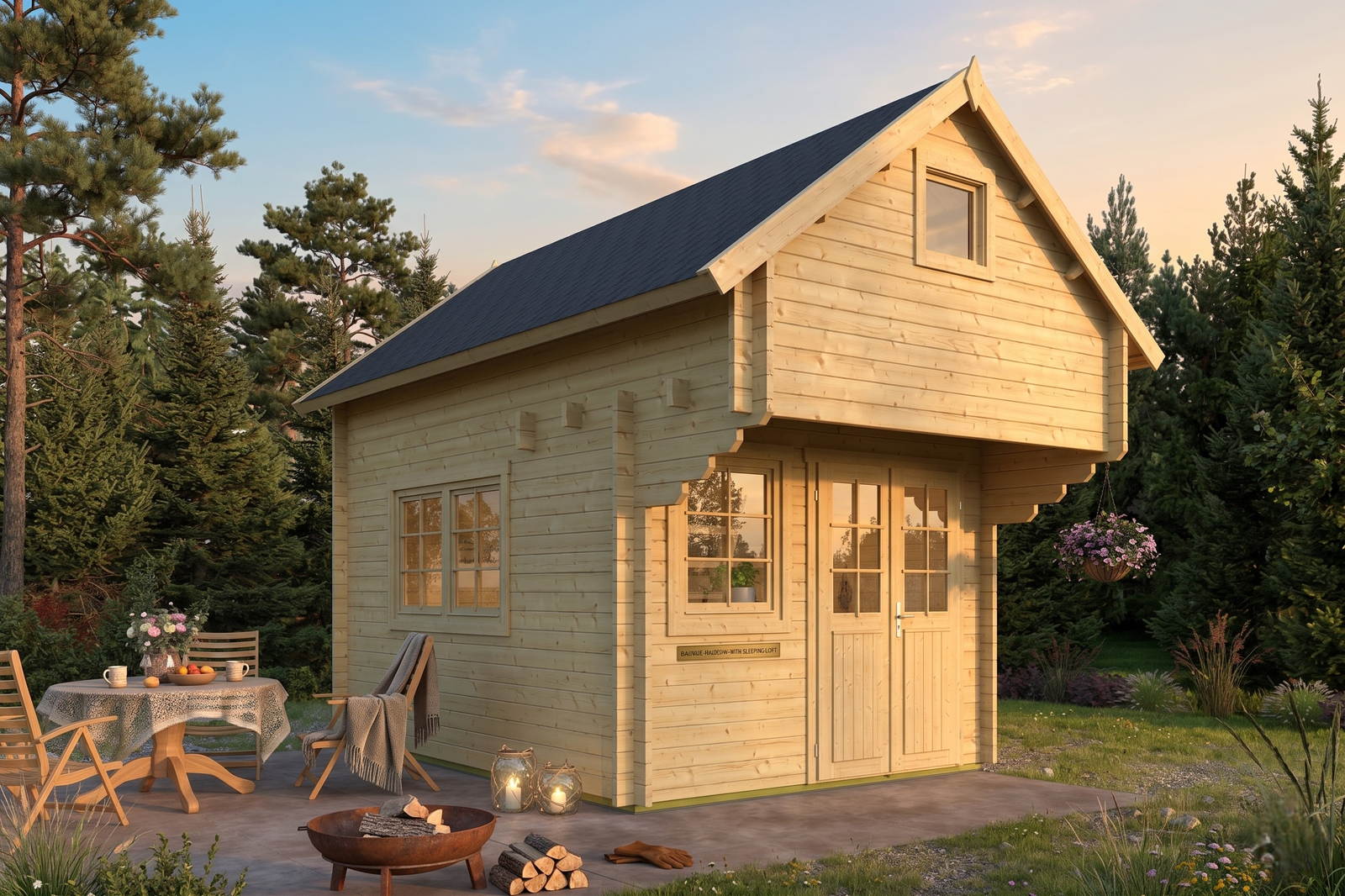 Ridgeview 1.6 in (40 mm) Wooden Bunkie Kit - 99 sq. ft. (9.2 m2) - Image 2