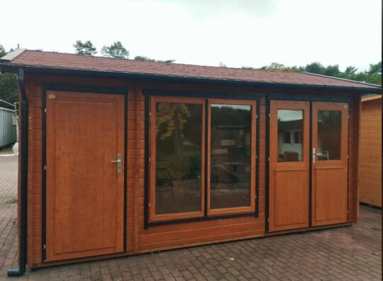 Riverbend 1.6 in (40 mm) Wooden Bunkie Kit - 129 sq. ft. (12 m2)