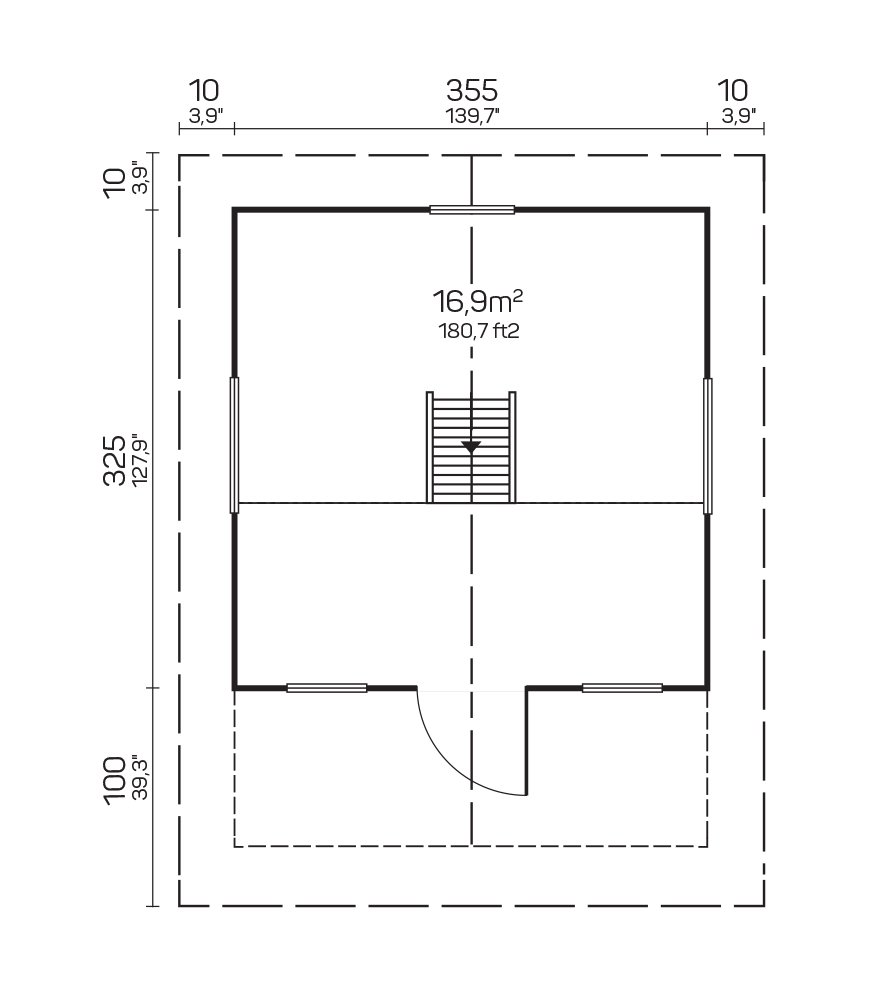 Skyloft 1.6 in (40 mm) Wooden Bunkie Kit - 104 sq. ft. (9.7 m2) - Image 2