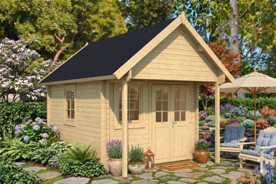 Highpoint 40 mm Wooden Bunkie Kit – 9.7 m²