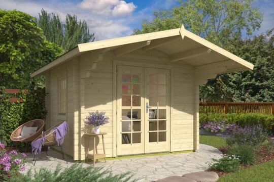 Blackspruce 2.8 in (70 mm) Log Cabin Kit - 79 sq. ft. (7.3 m2)