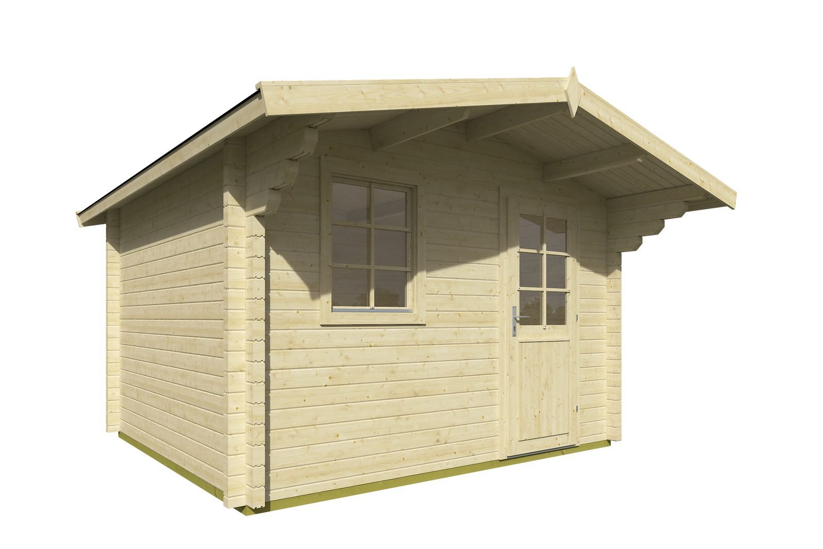 Briarwood 2.8 in (70 mm) Log Cabin Kit - 107 sq. ft. (9.9 m2) - Image 2