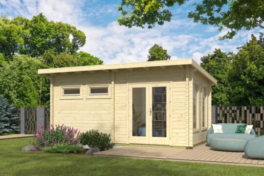 Clearbrook 2.8 in (70 mm) Log Cabin Kit - 149 sq. ft. (13.8 m2)