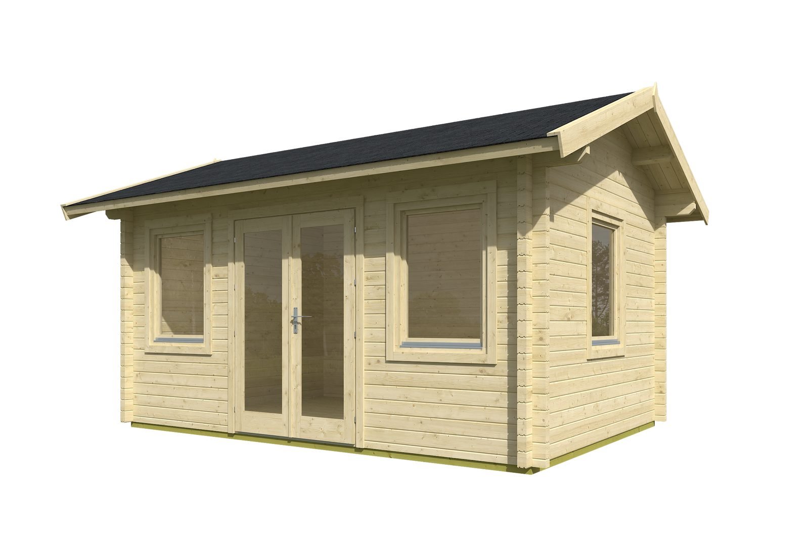 Cliffside 2.8 in (70 mm) Log Cabin Kit - 150 sq. ft. (13.9 m2) - Image 2