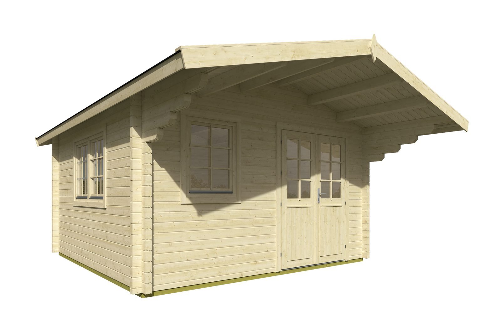 Crescent Bay 2.8 in (70 mm) Log Cabin Kit - 164 sq. ft. (15.2 m2) - Image 2