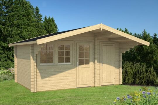 Crestwood 2.8 in (70 mm) Log Cabin Kit - 170 sq. ft. (15.8 m2)