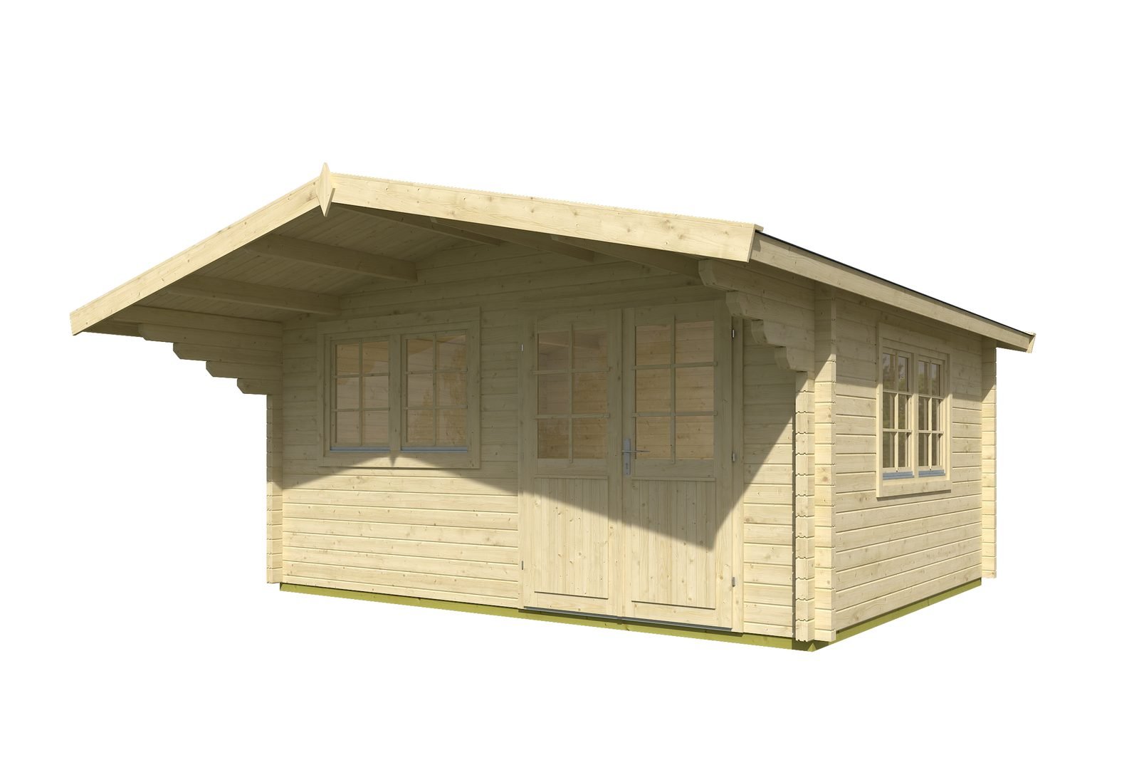 Dawn Meadow 2.8 in (70 mm) Log Cabin Kit - 174 sq. ft. (16.2 m2) - Image 2