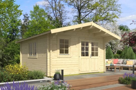 Elderfield 2.8 in (70 mm) Log Cabin Kit - 196 sq. ft. (18.2 m2)