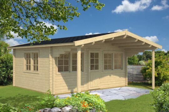 Elkhorn 2.8 in (70 mm) Log Cabin Kit - 196 sq. ft. (18.2 m2)