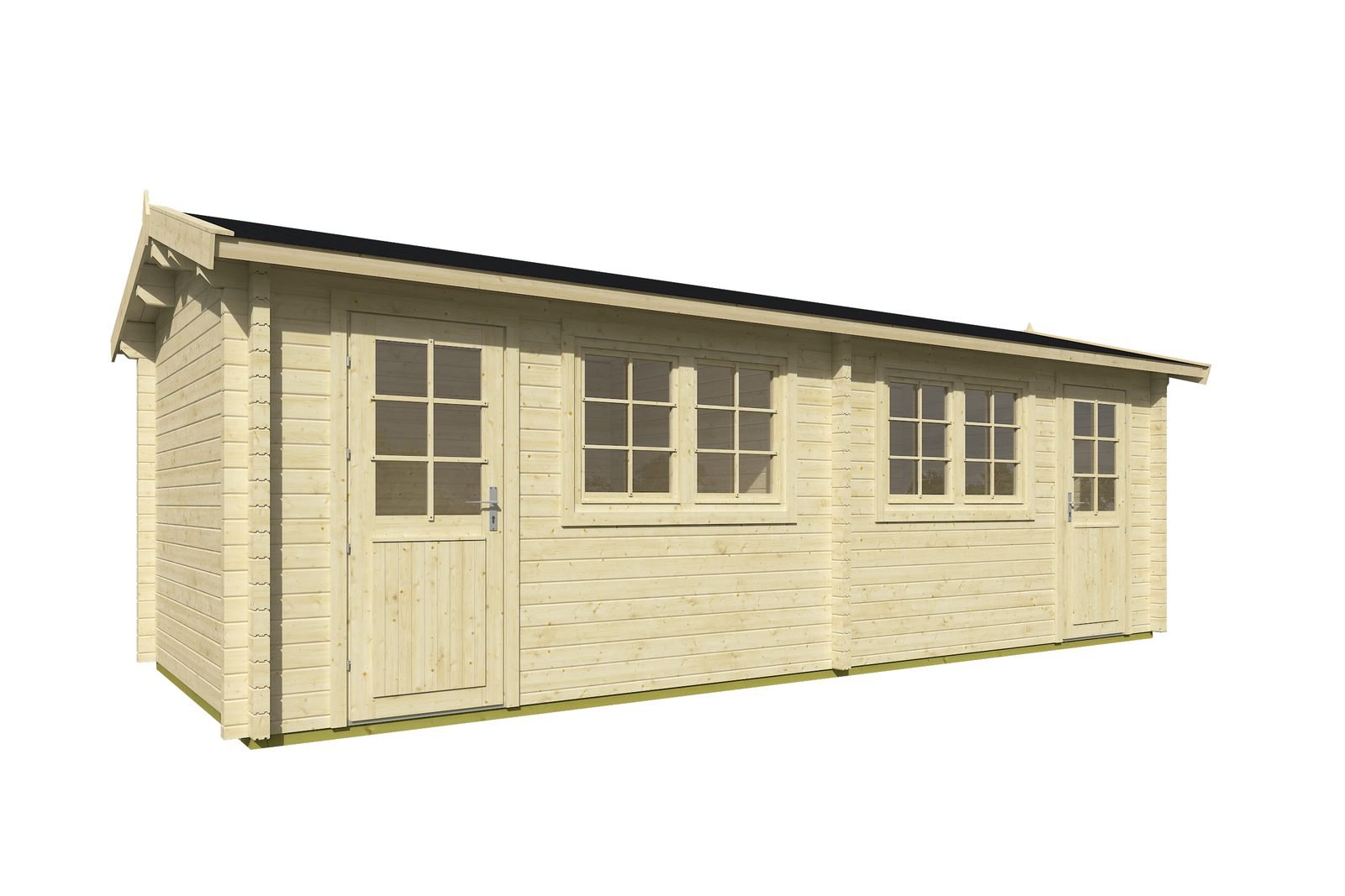 Fieldstone 2.8 in (70 mm) Log Cabin Kit - 212 sq. ft. (19.7 m2) - Image 2