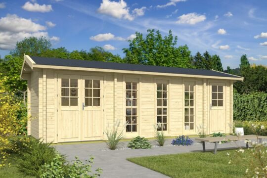 Firwood 2.8 in (70 mm) Log Cabin Kit - 212 sq. ft. (19.7 m2)