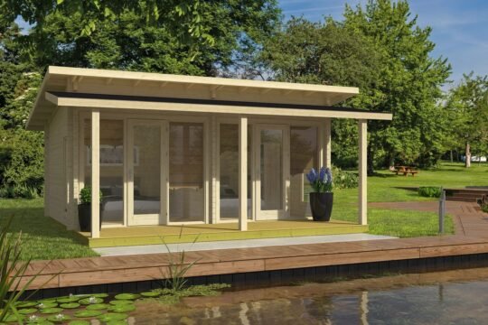 Goldenrod 2.8 in (70 mm) Log Cabin Kit - 222 sq. ft. (20.6 m2)