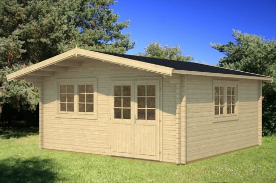 Granite Bay 2.8 in (70 mm) Log Cabin Kit - 227 sq. ft. (21.1 m2)