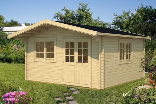Grovewood 2.8 in (70 mm) Log Cabin Kit - 248 sq. ft. (23.0 m2)