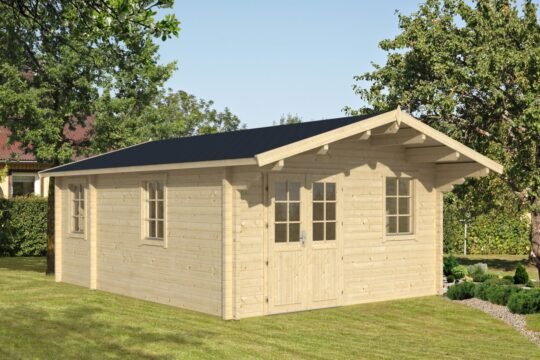 Hickory Lane 2.8 in (70 mm) Log Cabin Kit - 259 sq. ft. (24.1 m2)