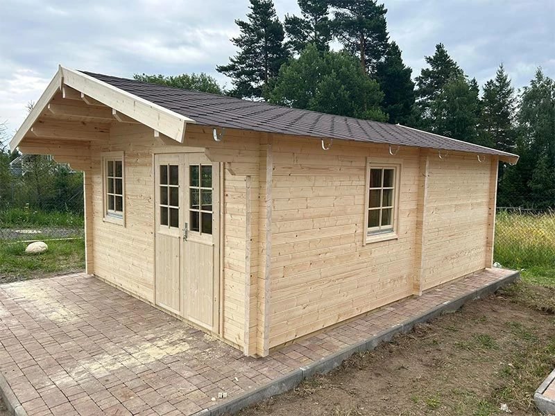 Highbourne 2.8 in (70 mm) Log Cabin Kit - 259 sq. ft. (24.1 m2) - Image 2