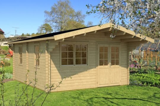 Huntsmere 2.8 in (70 mm) Log Cabin Kit - 297 sq. ft. (27.6 m2)