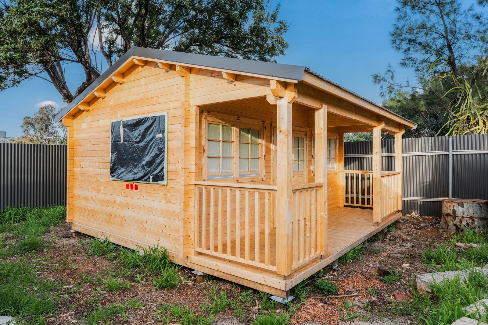 Kit de cabane en rondins « Ironwood » de 2,8 pouces (70 mm) – 308 pieds carrés (28,6 m²) – Image 2