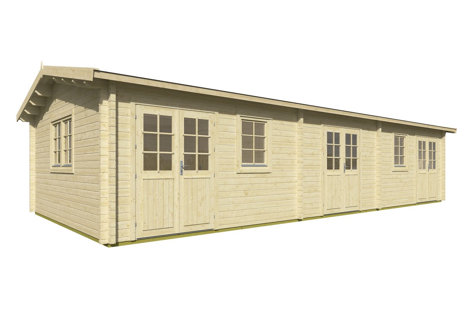 Kit de casa de madera «Kingfisher» de 2,8 pulgadas (70 mm) - 558 pies cuadrados (51,8 m²) - Imagen 2