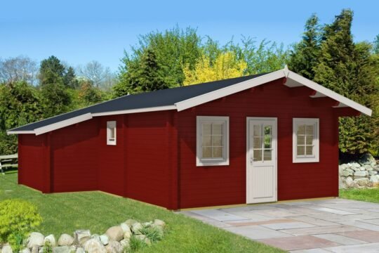 Orchard Row 2.8 in (70 mm) Log Home Kit - 512 sq. ft. (47.6 m2)