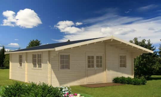 Paddlewood 2.8 in (70 mm) Log Home Kit - 527 sq. ft. (49.0 m2)