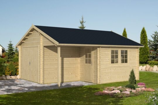 Sheldrake 1.6 in (40 mm) Log Garage Kit - 296 sq. ft. (27.5 m2)