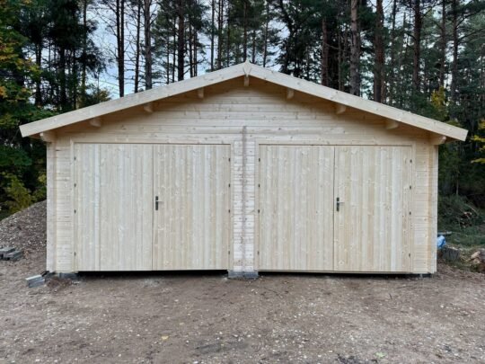 Skylark 1.6 in (40 mm) Log Garage Kit - 315 sq. ft. (29.3 m2)