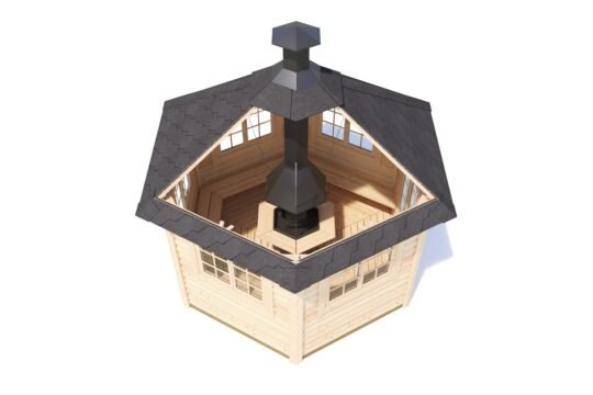 Trillium 1.7 in (44 mm) BBQ Gazebo Kit - 65 sq. ft. (6.0 m2)