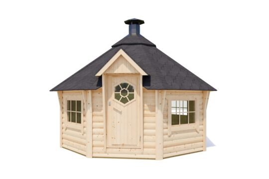 Wildflower 1.7 in (44 mm) BBQ Grill Cabin Kit - 129 sq. ft. (12.0 m2)