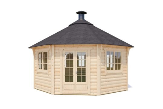 Willowbank 1.7 in (44 mm) BBQ Gazebo Kit - 183 sq. ft. (17.0 m2)