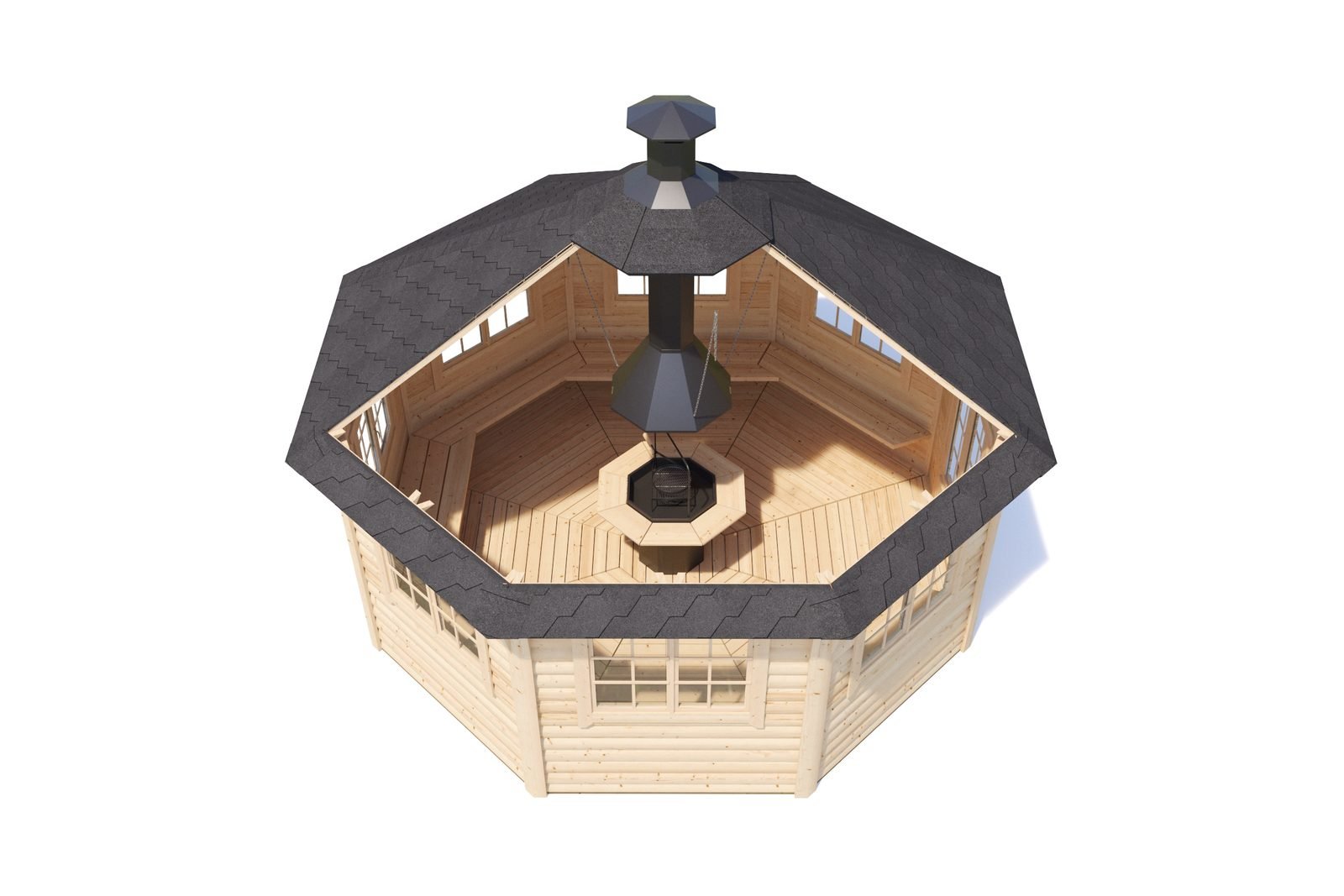 Willowbank 1.7 in (44 mm) BBQ Gazebo Kit - 183 sq. ft. (17.0 m2) - Image 3