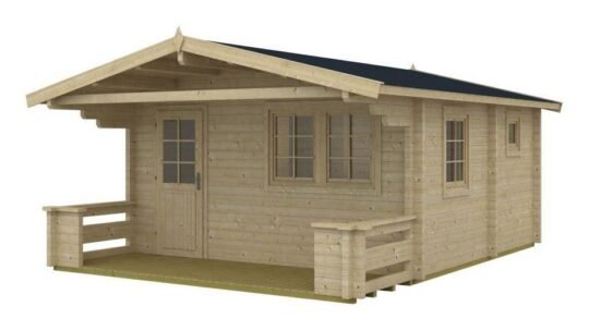 Embercove 2.8 in (70 mm) Sauna Cabin Kit - 258 sq. ft. (24.0 m2)