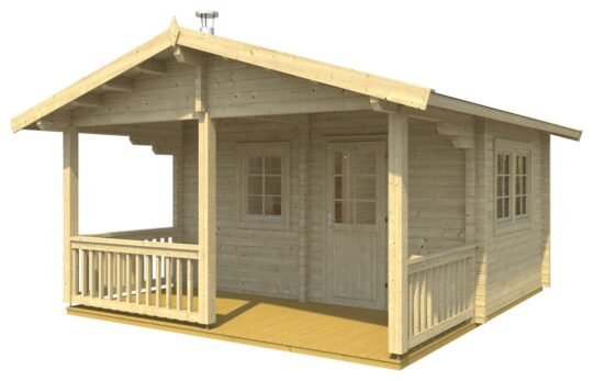 Hearthwood 2.8 in (70 mm) Sauna Cabin Kit - 213 sq. ft. (19.8 m2)