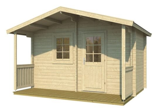 Lakeshore 1.6 in (40 mm) Sauna Cabin Kit - 82 sq. ft. (7.6 m2)
